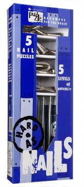 Box of 5 nail puzzles